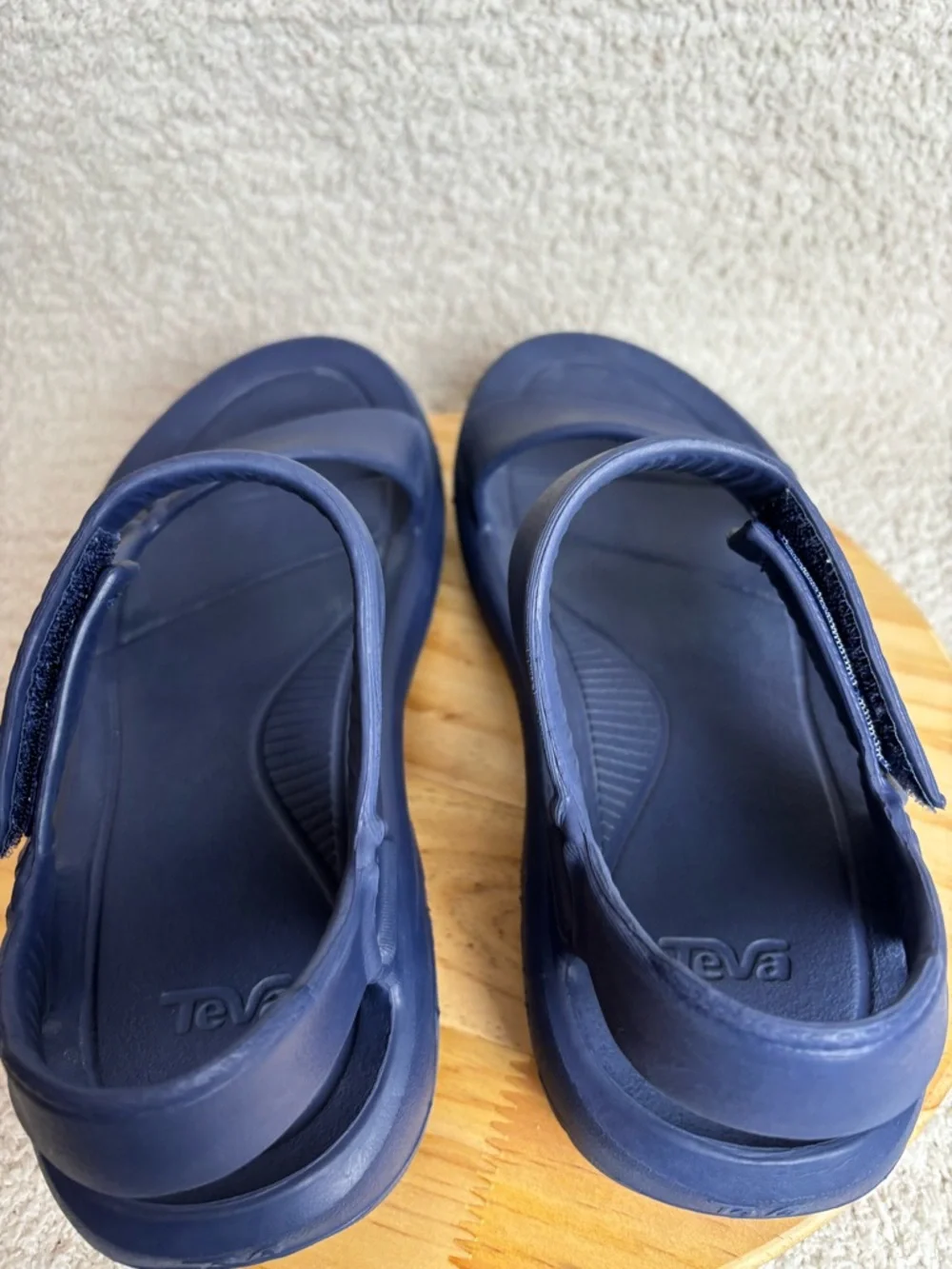 Teva Sandals Mens 7 Womens 9 Blue Hurricane Drift Strappy Open Toe Casual